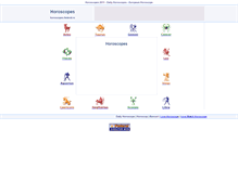 Tablet Screenshot of horoscopes.federal.ro